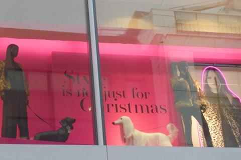 The River Island campaign uses the strapline ’Style is not just for Christmas’